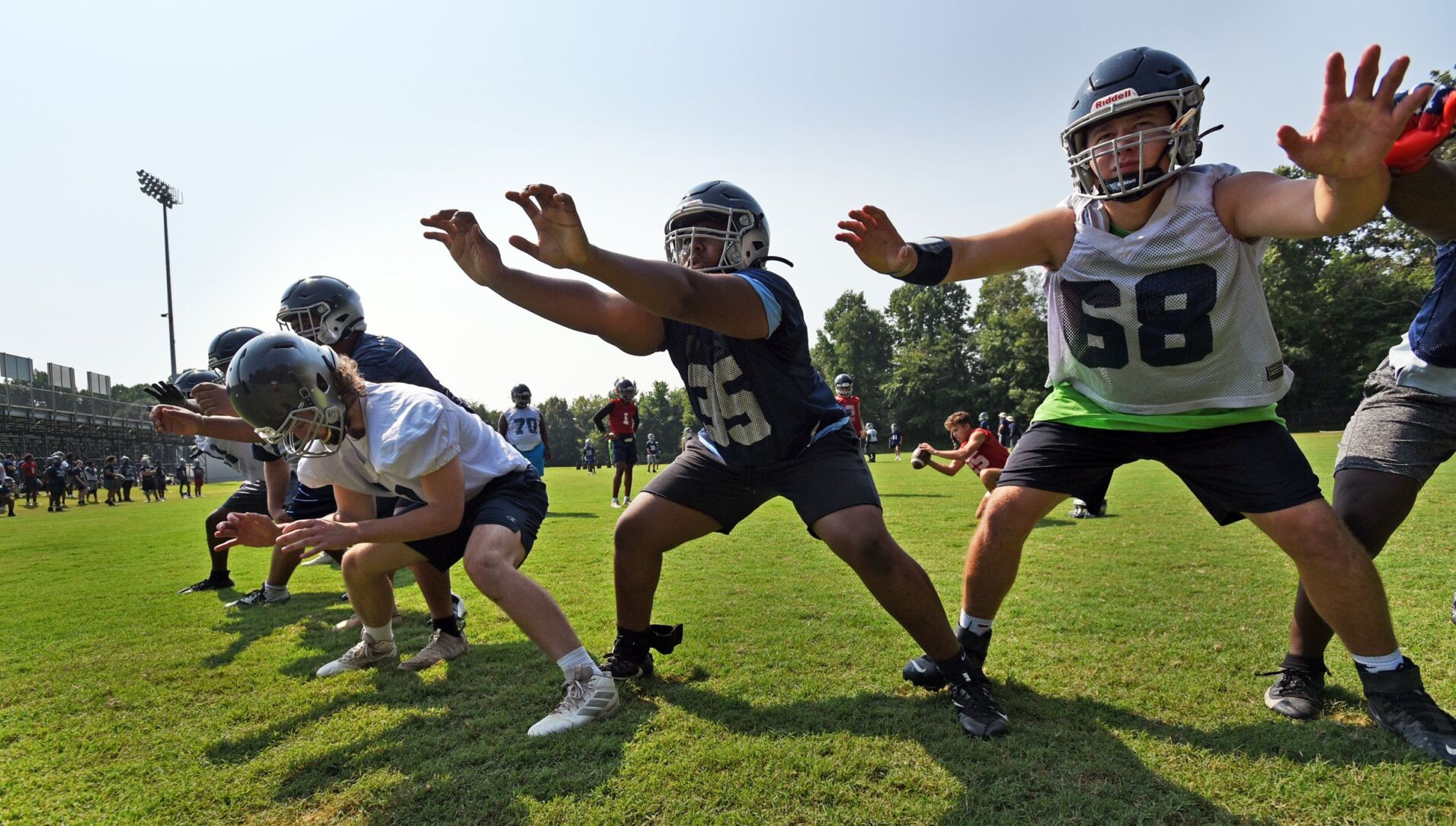 East Forsyth football first day